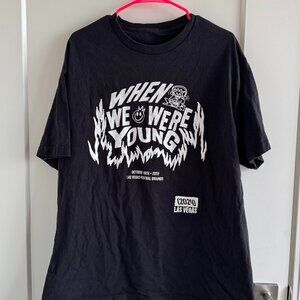 2024 When We Were Young black XL / XXL festival shirt with bands